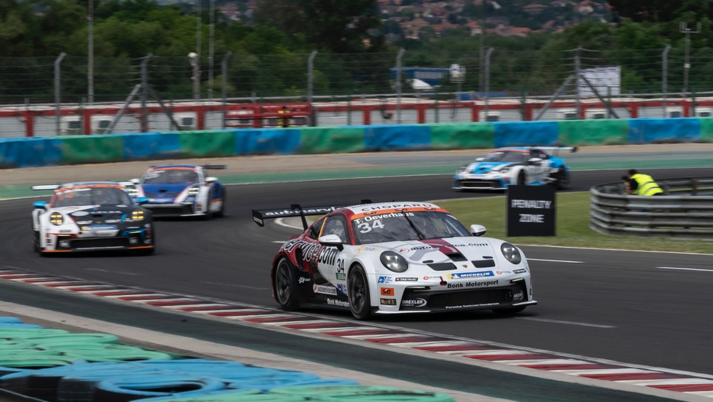Porsche 911 GT3 Cup, Theo Oeverhaus (D), Bonk Motorsport (#34), Porsche Sixt Carrera Cup Deutschland 2024, Budapest, 2024, Porsche AG
