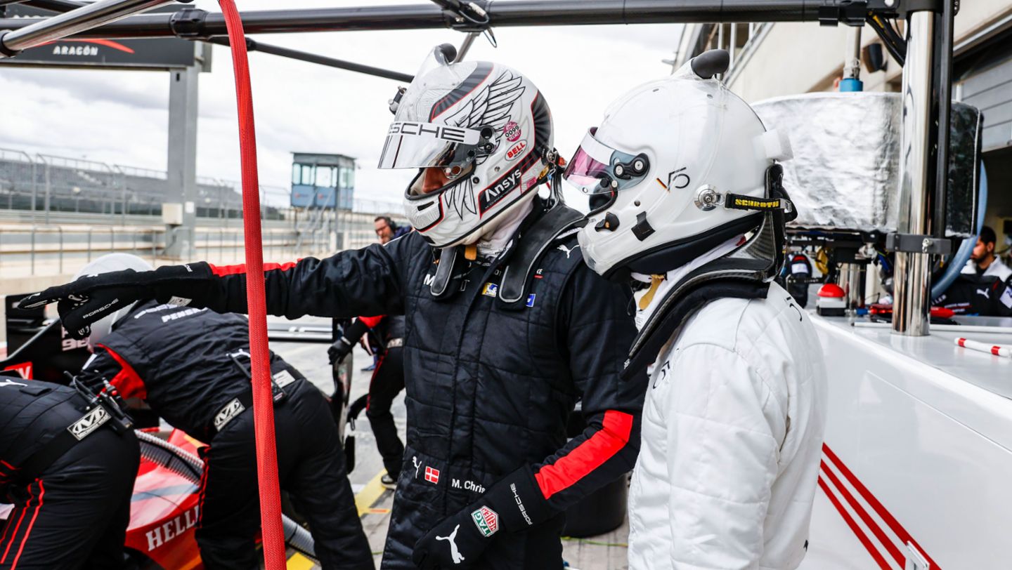 Michael Christensen, Sebastian Vettel, 2024, Porsche AG