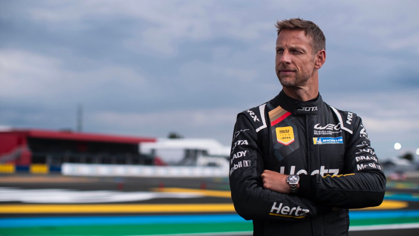 Jenson Button (UK), Hertz Team Jota (#38), Le Mans, France, 2024, Porsche AG