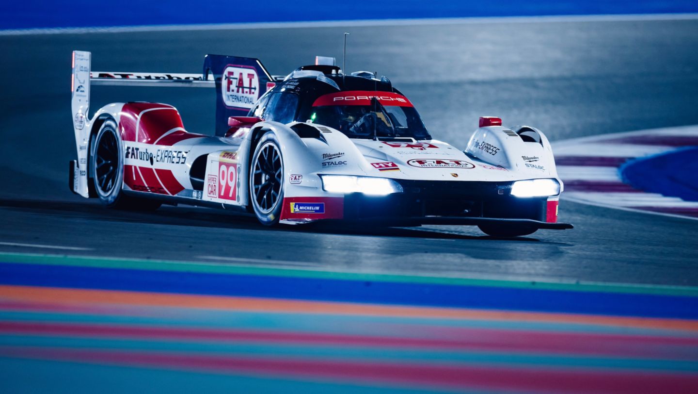 Neel Jani (CH), Julien Andlauer (F), Porsche 963, Proton Competition (#99), Qatar/Doha, 2024, Porsche AG