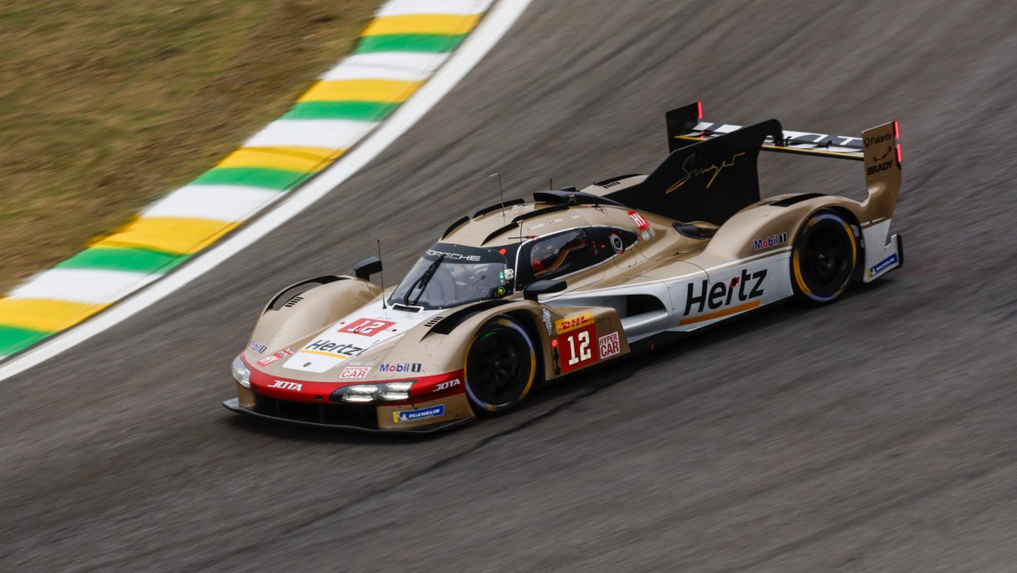 Porsche 963, Hertz Team Jota, Will Stevens, Callum Ilott, Norman Nato, Qualifying, FIA WEC, São Paulo, 2024, Porsche AG