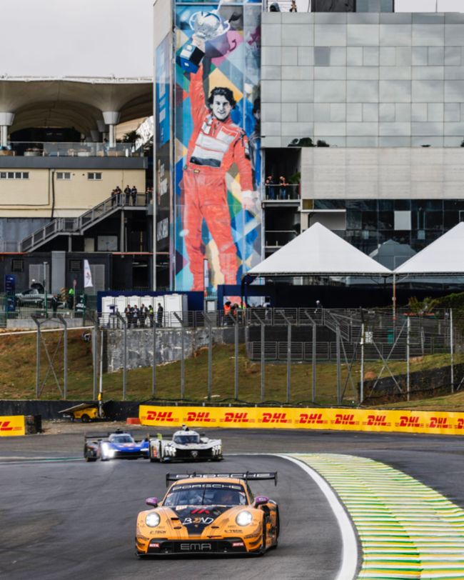 Porsche 911 GT3 R, Manthey EMA (#91), Yasser Shahin (AUS), Morris Schuring (NL), Richard Lietz (A), WEC, Sao Paulo, Brazil, 2024, Porsche AG
