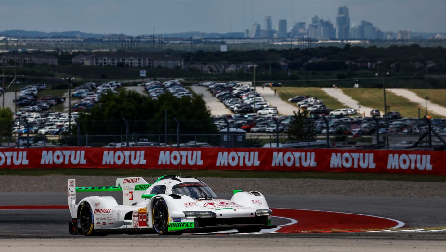 Julien Andlauer (F), Neel Jani (CH), Harry Tincknell (UK), Proton Competition (#99), Porsche 963, FIA WEC, Austin, Race, 2024, Porsche AG