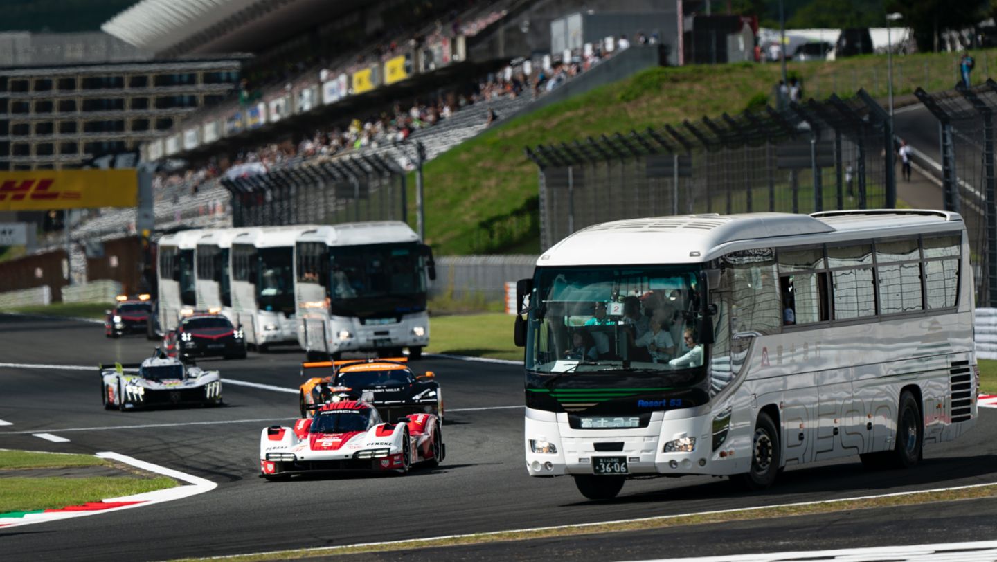 Porsche 963, Porsche Penske Motorsport (nº 5), Matt Campbell (Australia), Michael Christensen (DIN), Frédéric Makowiecki (FRA), calificación, 6 Horas de Fuji, Campeonato del Mundo de Resistencia FIA (WEC), 2024, Porsche AG