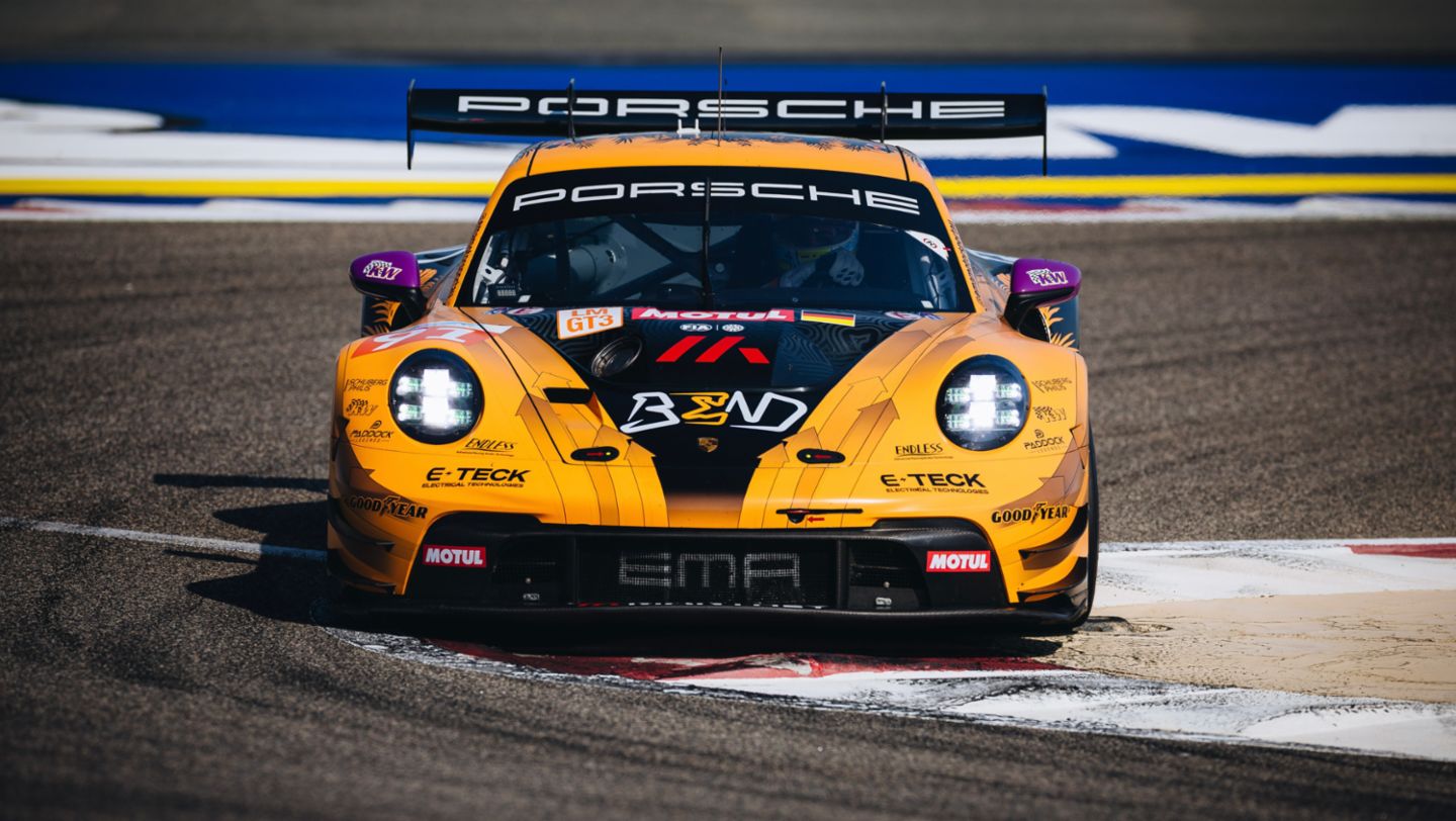 Porsche 911 GT3 R, Manthey EMA (nº 91), Yasser Shahin (Australia), Morris Schuring (PB), Richard Lietz (Austria), calificación, 8 Horas de Baréin, Campeonato del Mundo de Resistencia FIA (WEC), 2024, Porsche AG