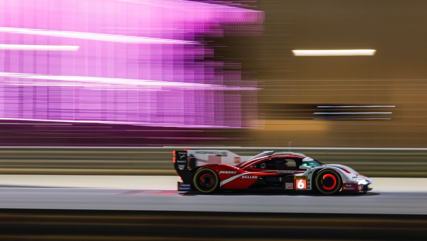 Porsche 963, Porsche Penske Motorsport (#6), Kevin Estre (F), Andre Lotterer (D), Laurens Vanthoor (B), FIA WEC, Bahrain, race, 20024, Porsche AG