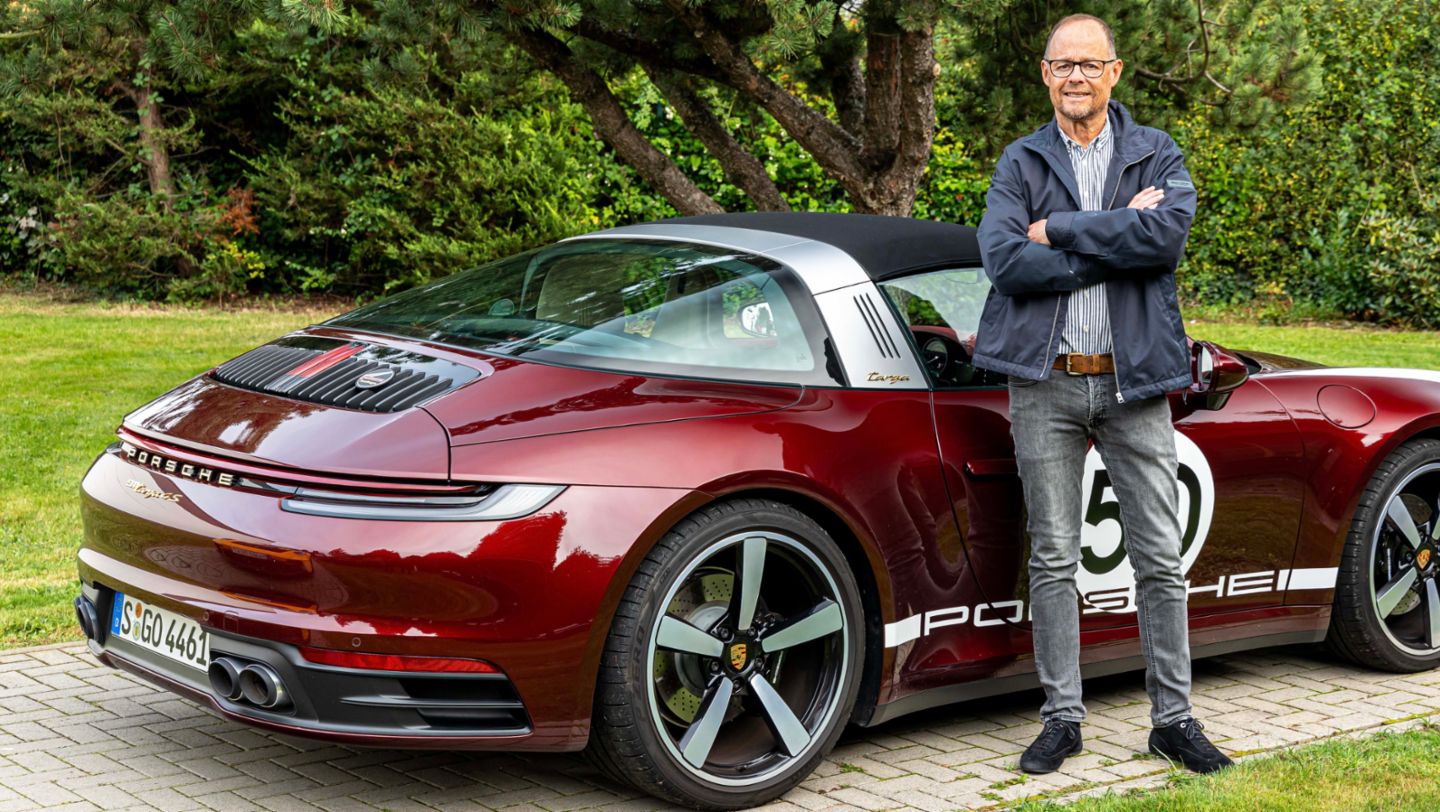 Matthias Kulla, responsable de Proyectos Porsche Style, 911 Targa 4S Heritage Design Edition, 2024, Porsche AG