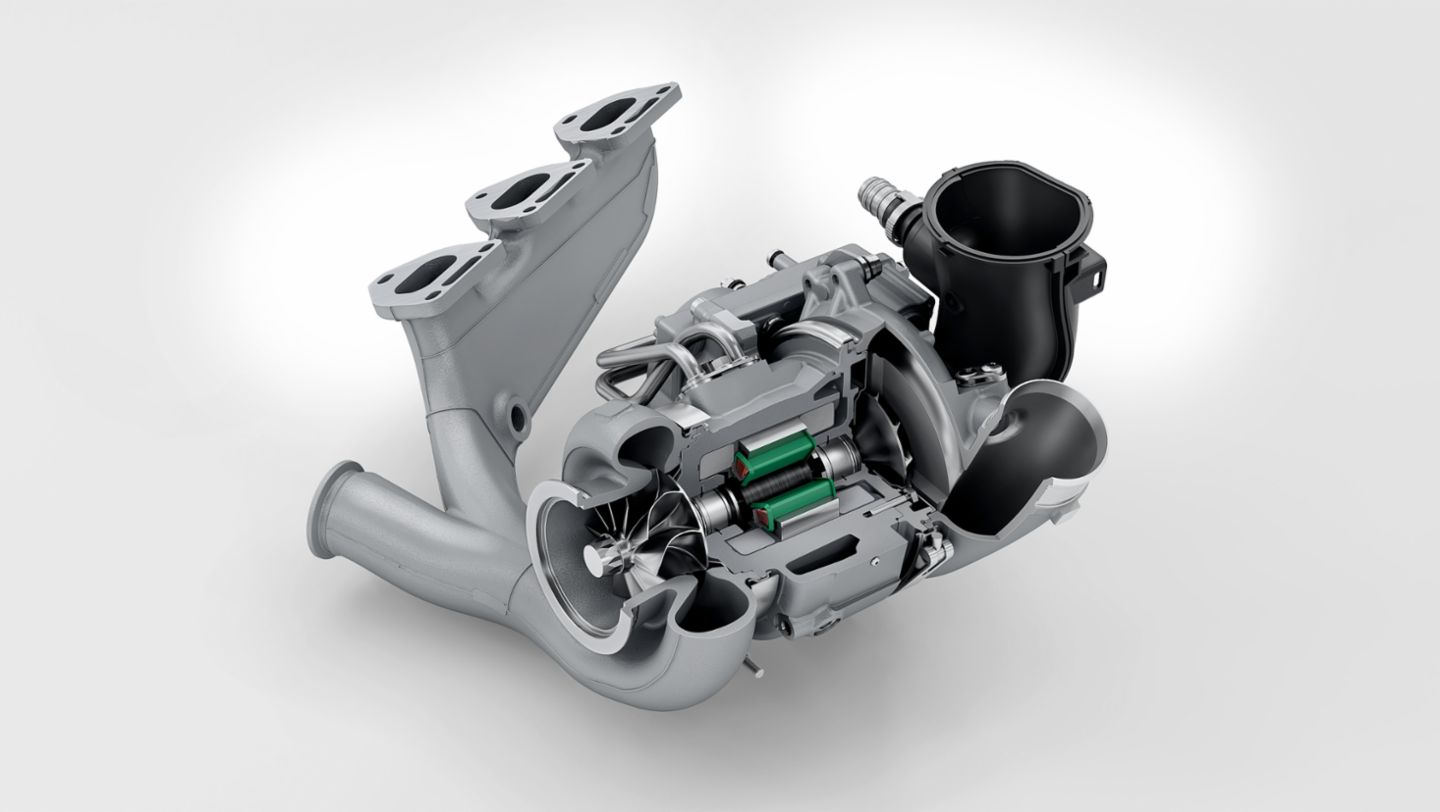 Electric turbocharger, Porsche 911 Carrera GTS, 2024, Porsche AG