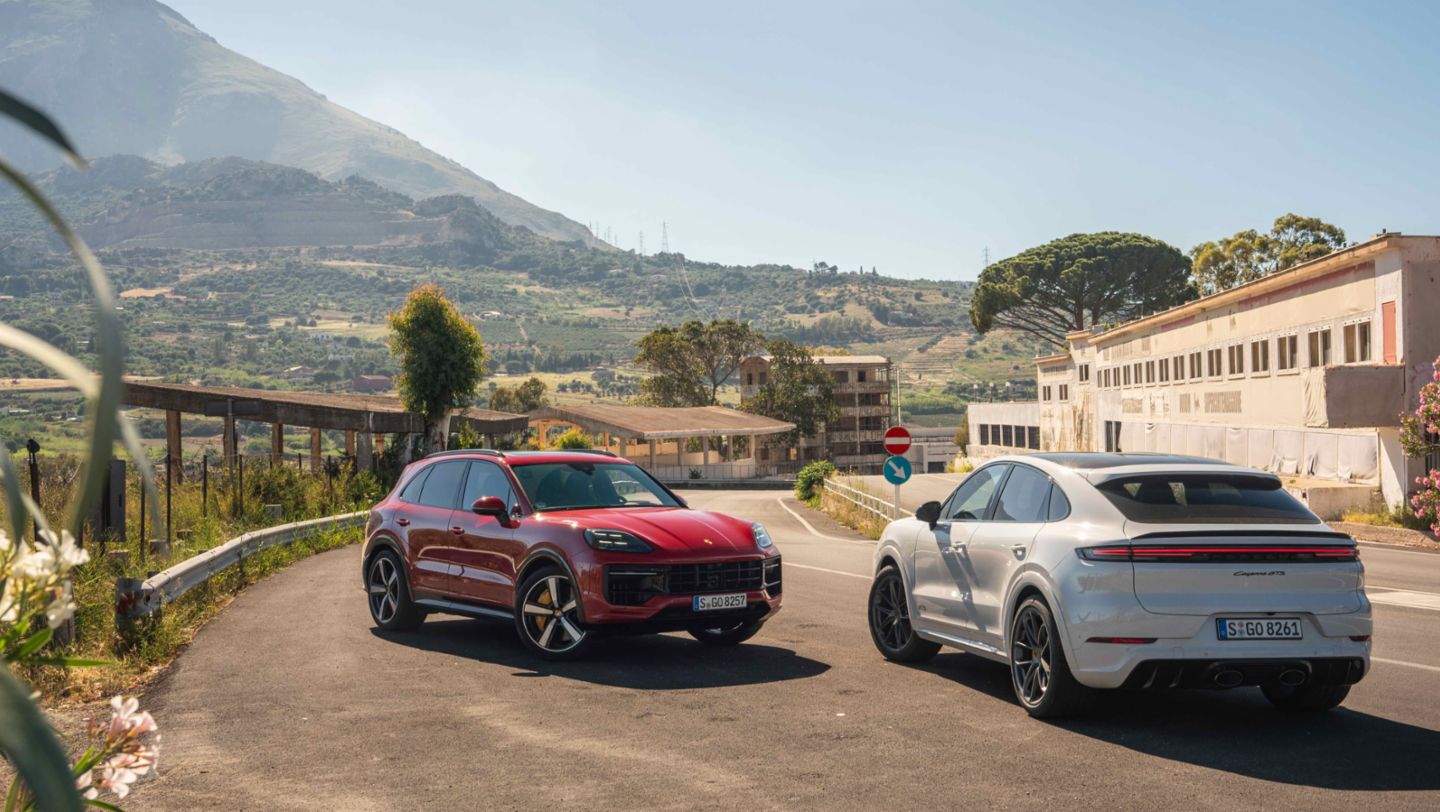 Cayenne GTS, Cayenne GTS Coupé, Sizilien, 2024, Porsche AG