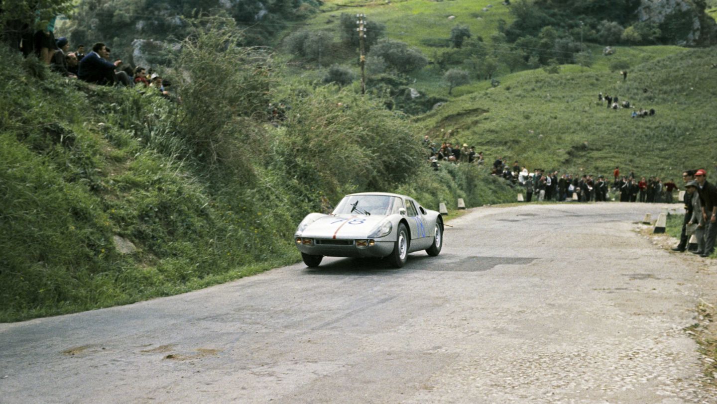 904 Carrera GTS nº 78, Gianni Bulgari y Maurizio Grana, Targa Florio, Sicilia, Italia, 1964, Porsche AG