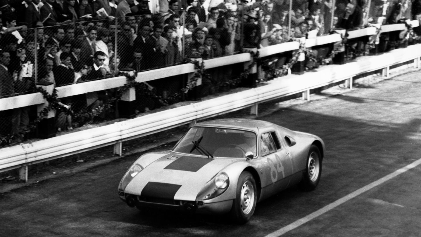 Herbert Linge, 904 Carrera GTS, Targa Florio, Sizilien, Italien, 1964, Porsche AG