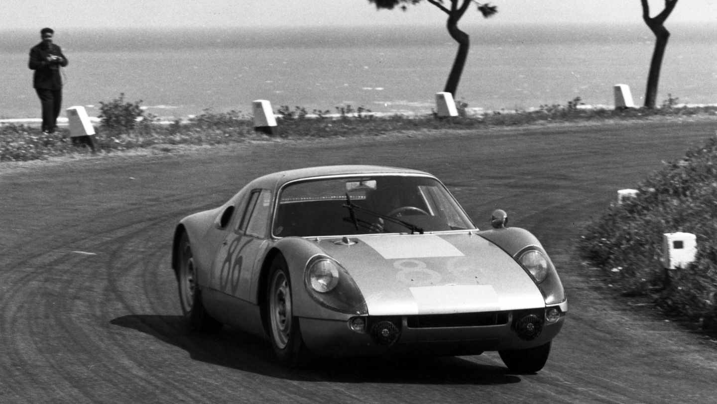 Colin Davis, Baron Antonio Pucci, 904 Carrera GTS, Targa Florio, Sicily, Italy, 1964, Porsche AG