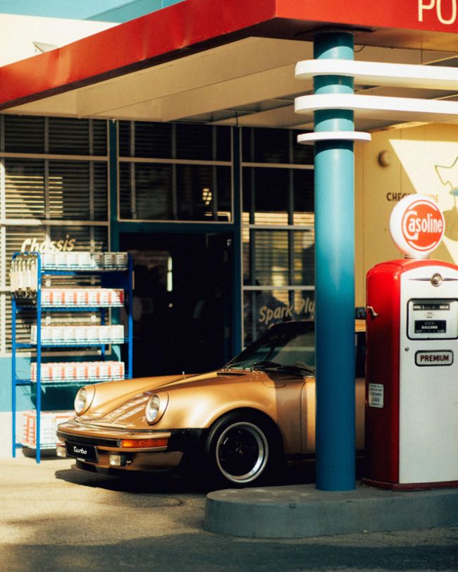 Porsche 911 Turbo (930), Luftgekühlt, Universal Studios Hollywood, Los Angeles, 2024, Porsche AG