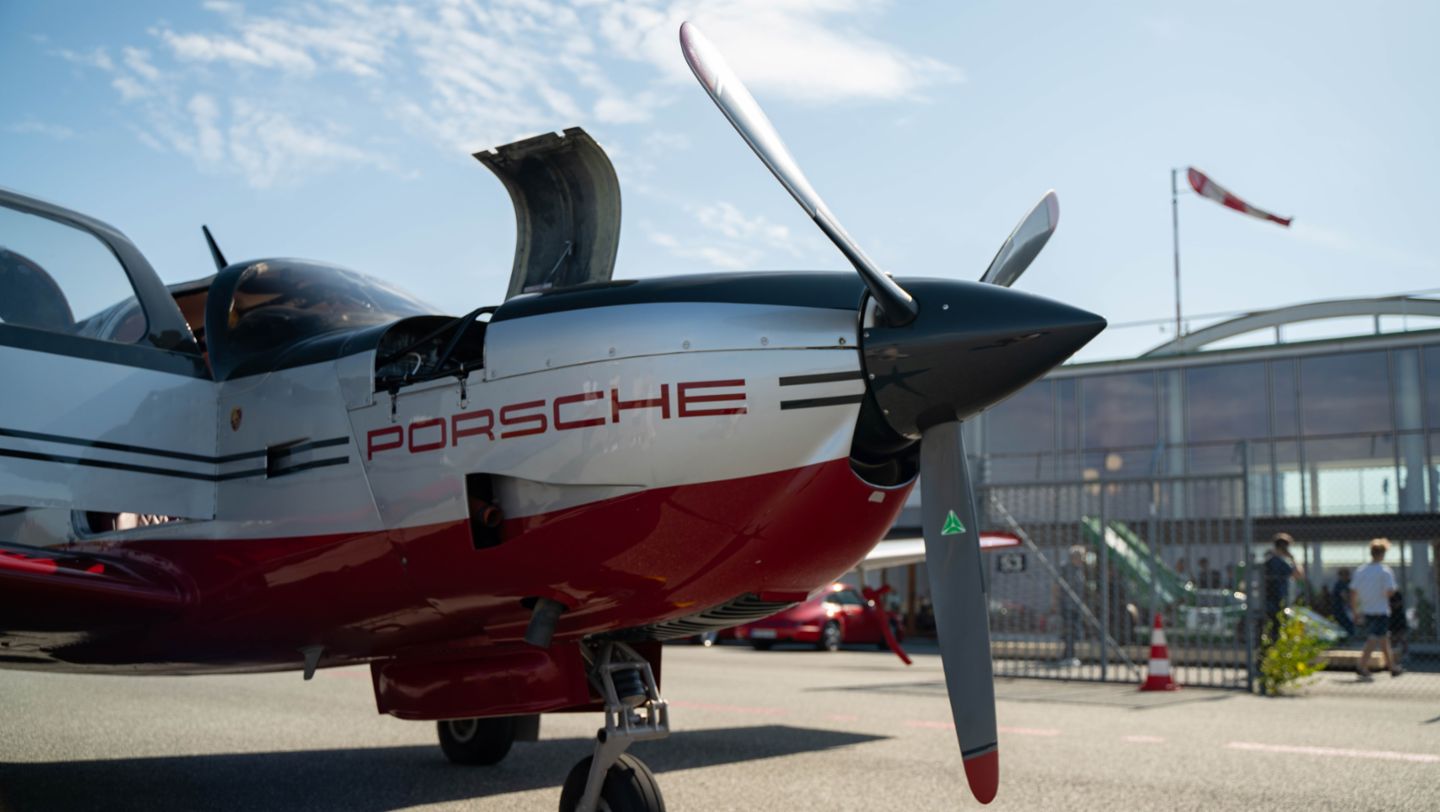 Avioneta Mooney con motor Porsche, Luftgekühlt en Copenhague, Dinamarca, 2024, Porsche AG