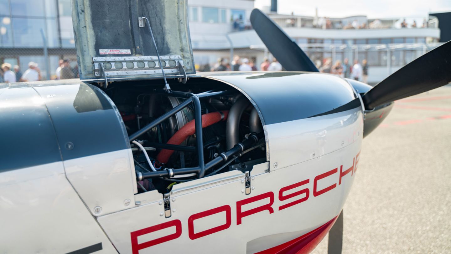 Avioneta Mooney con motor Porsche, Luftgekühlt en Copenhague, Dinamarca, 2024, Porsche AG