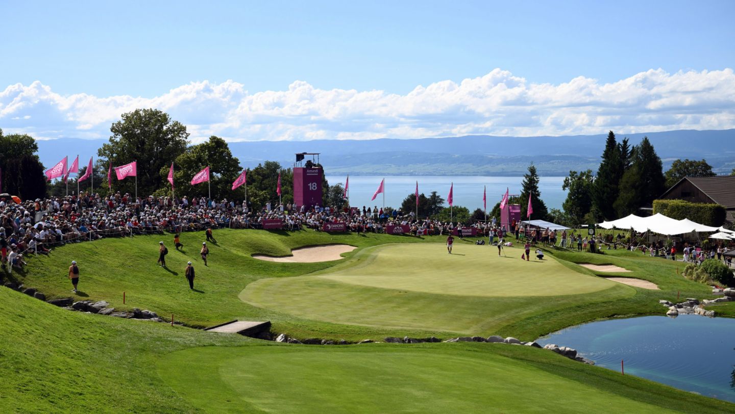 The Amundi Evian Championship Green 18, 2024, Porsche AG
