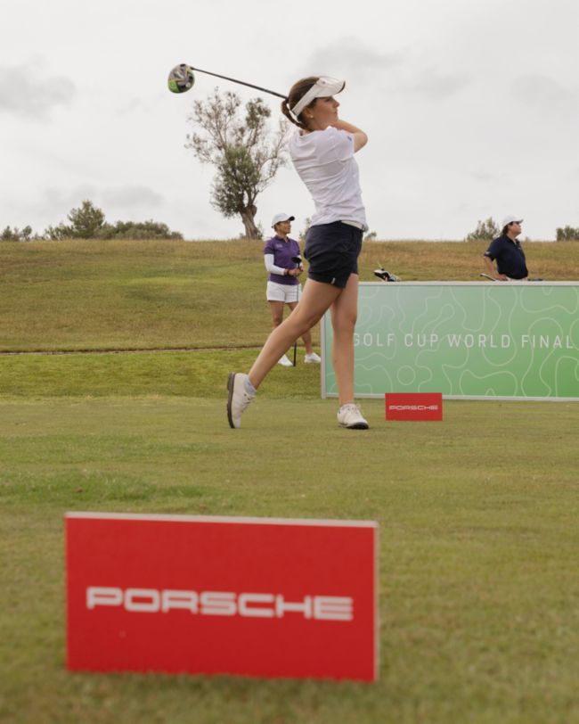 Winner Gross Women: Claire Pitout, Team France, Porsche Golf Cup World Final, Club de Golf Alcanada, Mallorca, Spain, 2024, Porsche AG