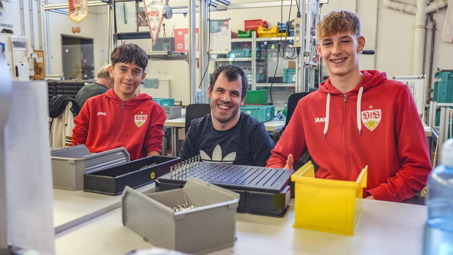 Talente Hand in Hand, VfB Stuttgart U14, Neckartalwerkstatt, 2024, Porsche AG