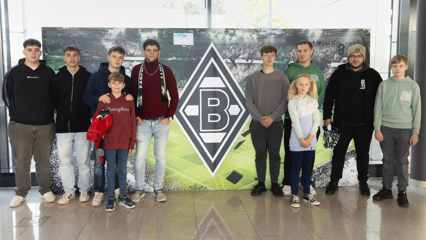 Kids Day bei Borussia Mönchengladbach, Mönchengladbach, 2024, Porsche AG