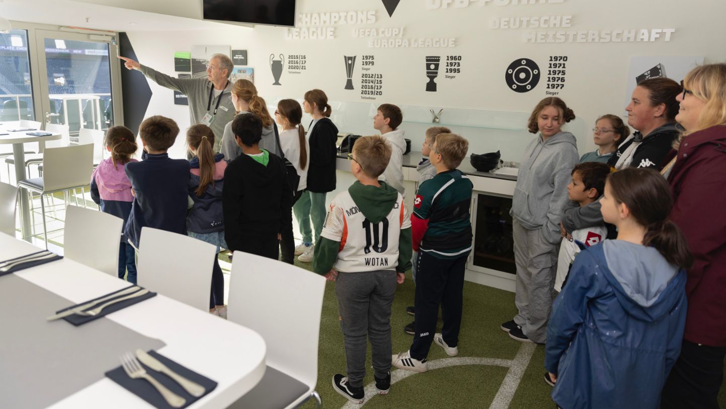 Kids Day bei Borussia Mönchengladbach, Mönchengladbach, 2024, Porsche AG