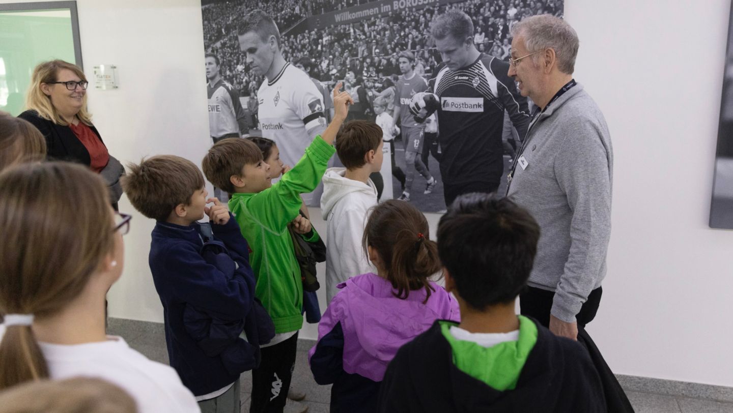 Kids Day bei Borussia Mönchengladbach, Mönchengladbach, 2024, Porsche AG