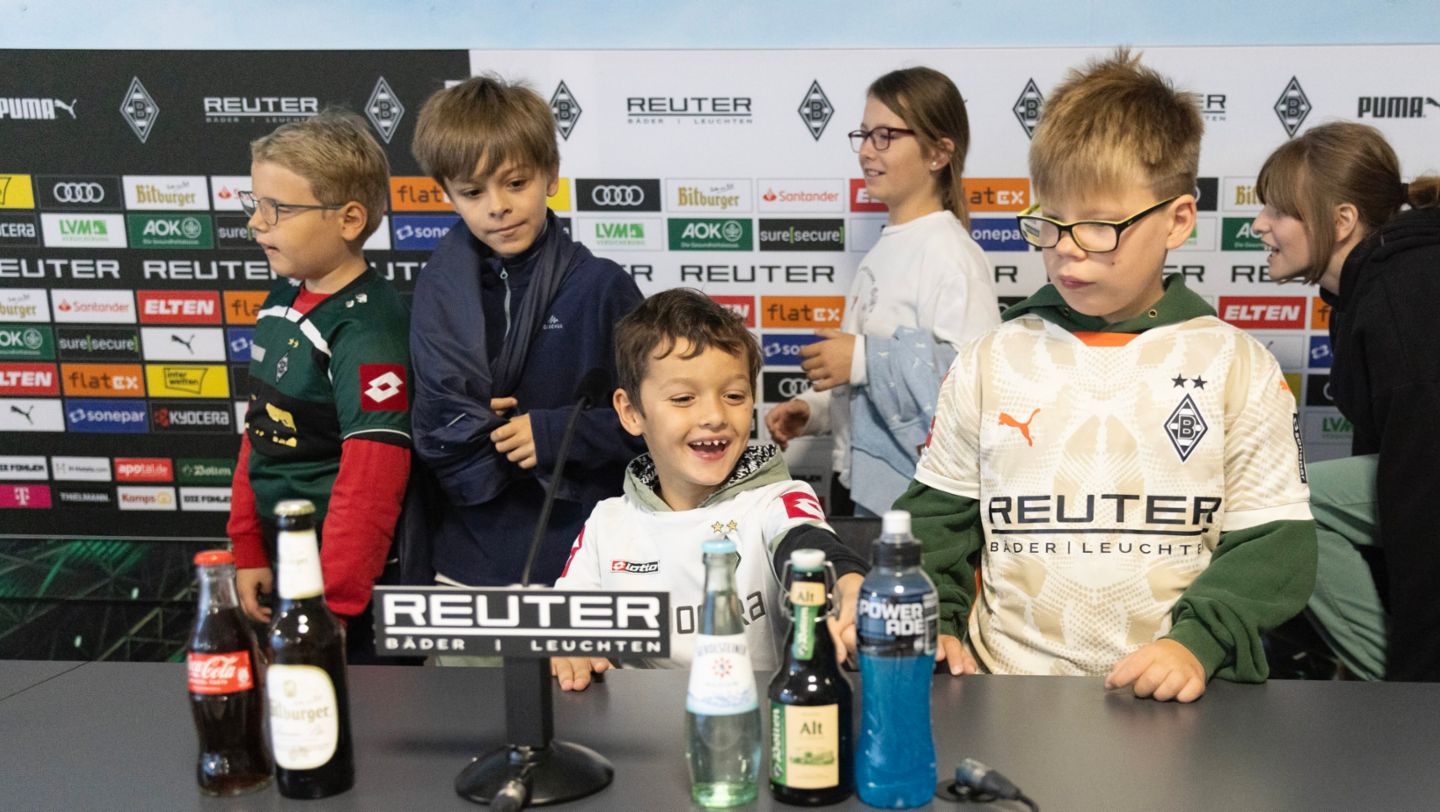 Kids Day bei Borussia Mönchengladbach, Mönchengladbach, 2024, Porsche AG