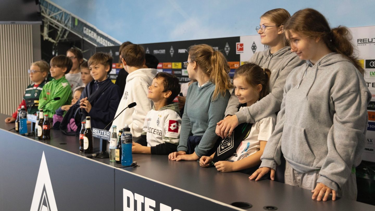 Kids Day bei Borussia Mönchengladbach, Mönchengladbach, 2024, Porsche AG