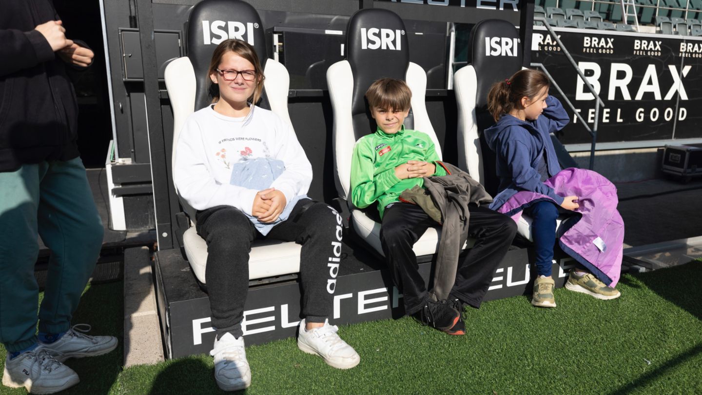 Kids Day bei Borussia Mönchengladbach, Mönchengladbach, 2024, Porsche AG