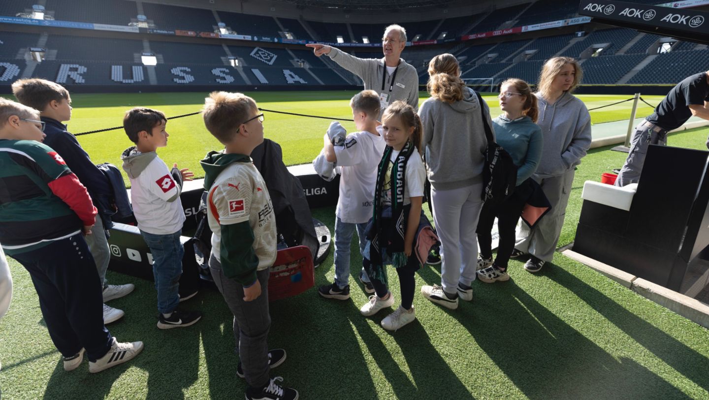 Kids Day bei Borussia Mönchengladbach, Mönchengladbach, 2024, Porsche AG