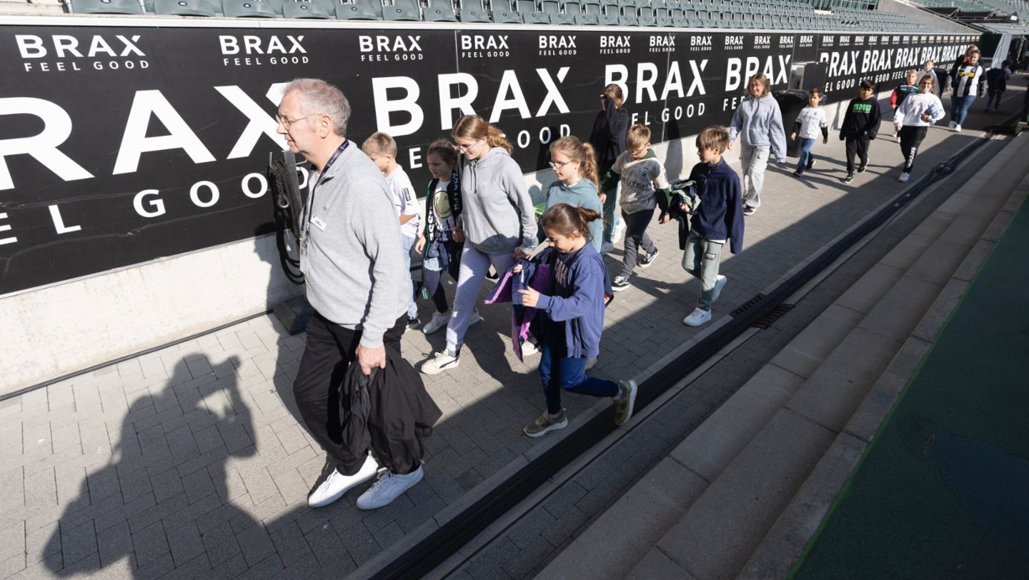 Kids Day bei Borussia Mönchengladbach, Mönchengladbach, 2024, Porsche AG