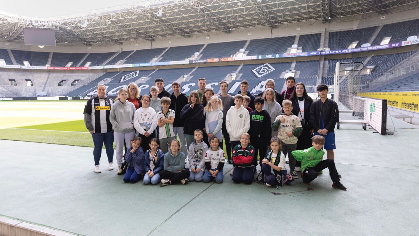 Kids Day bei Borussia Mönchengladbach, Mönchengladbach, 2024, Porsche AG