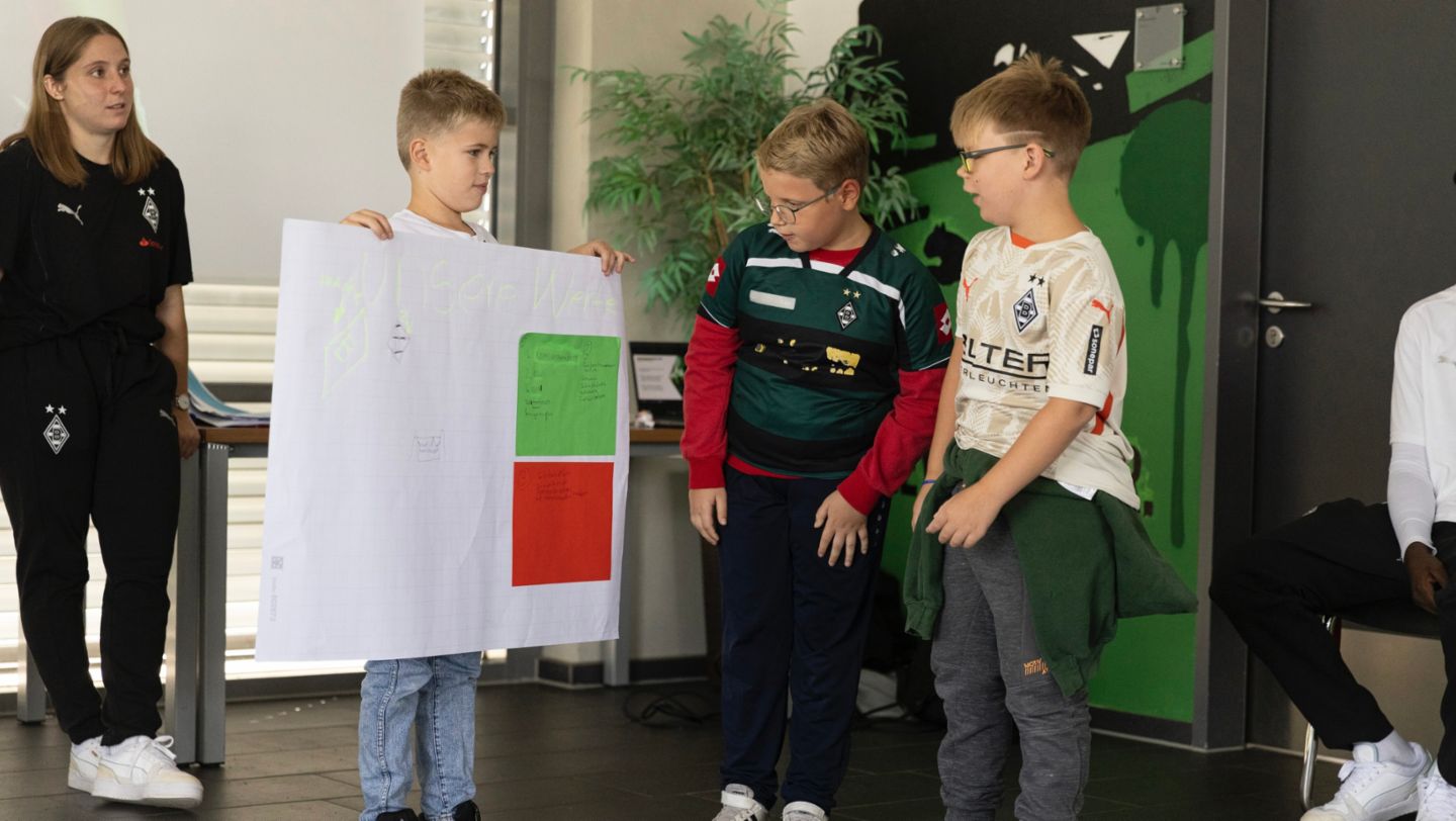 Kids Day bei Borussia Mönchengladbach, Mönchengladbach, 2024, Porsche AG