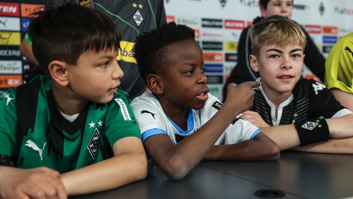 Kids Day bei Borussia Mönchengladbach, 2024, Porsche AG