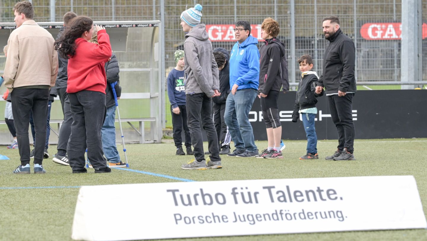 Turbo für Talente, Kids Day bei den Stuttgarter Kickers, 2024, Porsche AG
