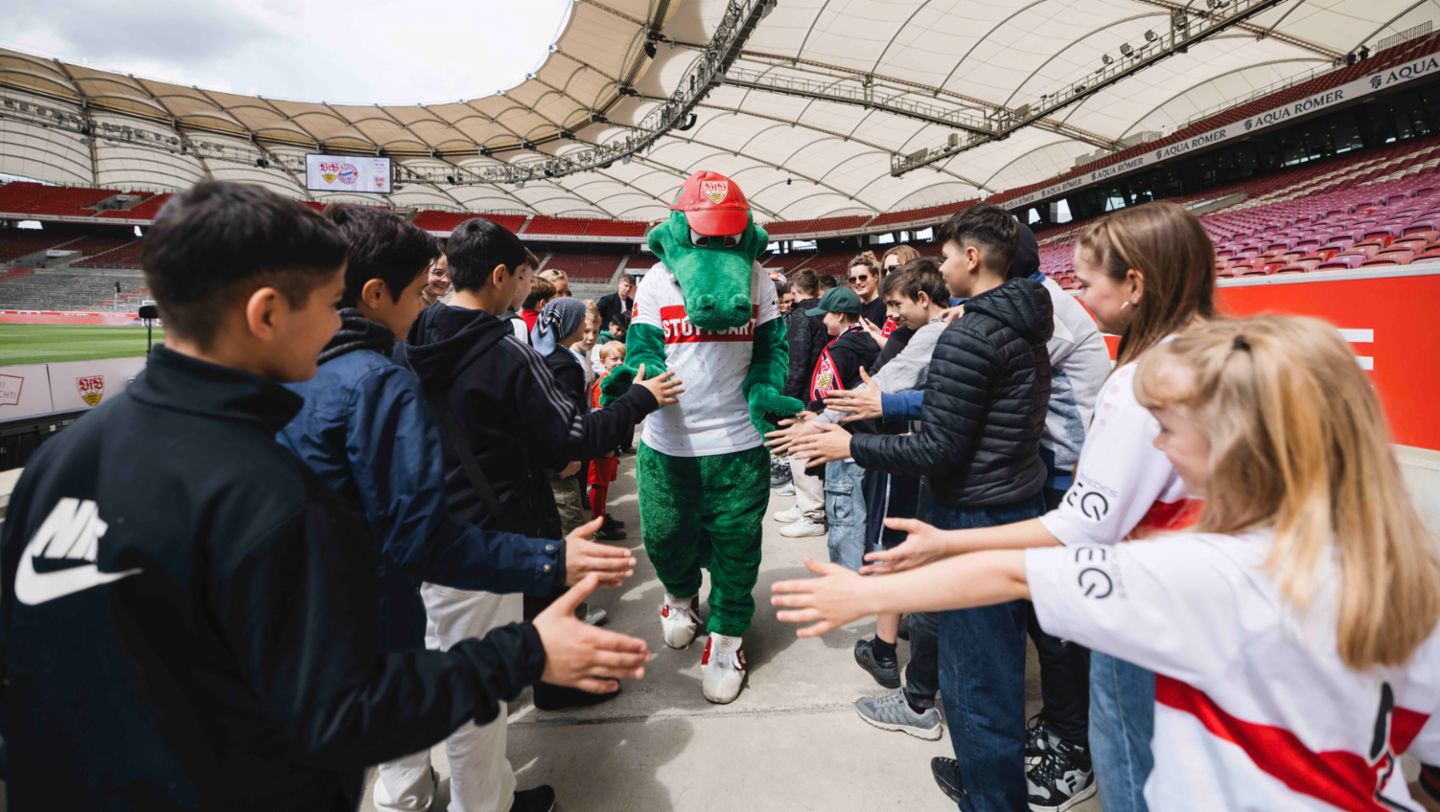 Kids Day beim VfB Stuttgart, Turbo für Talente, Stuttgart, 2024, Porsche AG