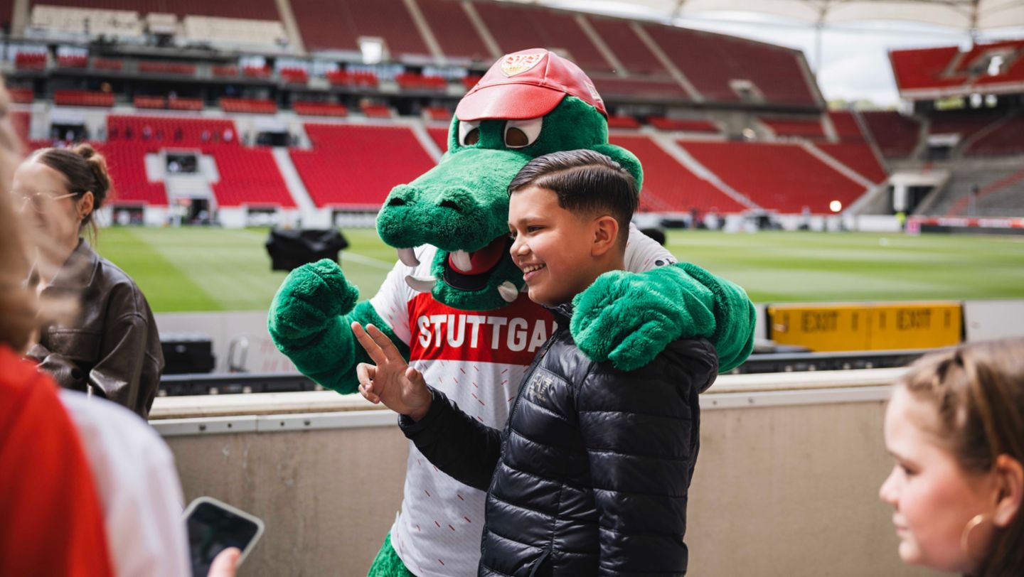 Kids Day beim VfB Stuttgart, Turbo für Talente, Stuttgart, 2024, Porsche AG