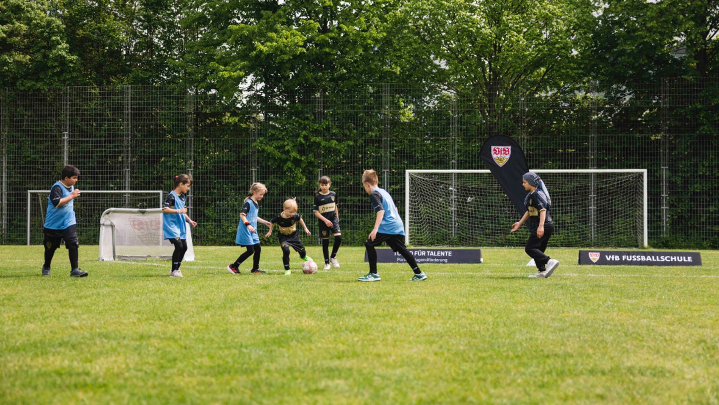 Kids Day beim VfB Stuttgart, Turbo für Talente, Stuttgart, 2024, Porsche AG