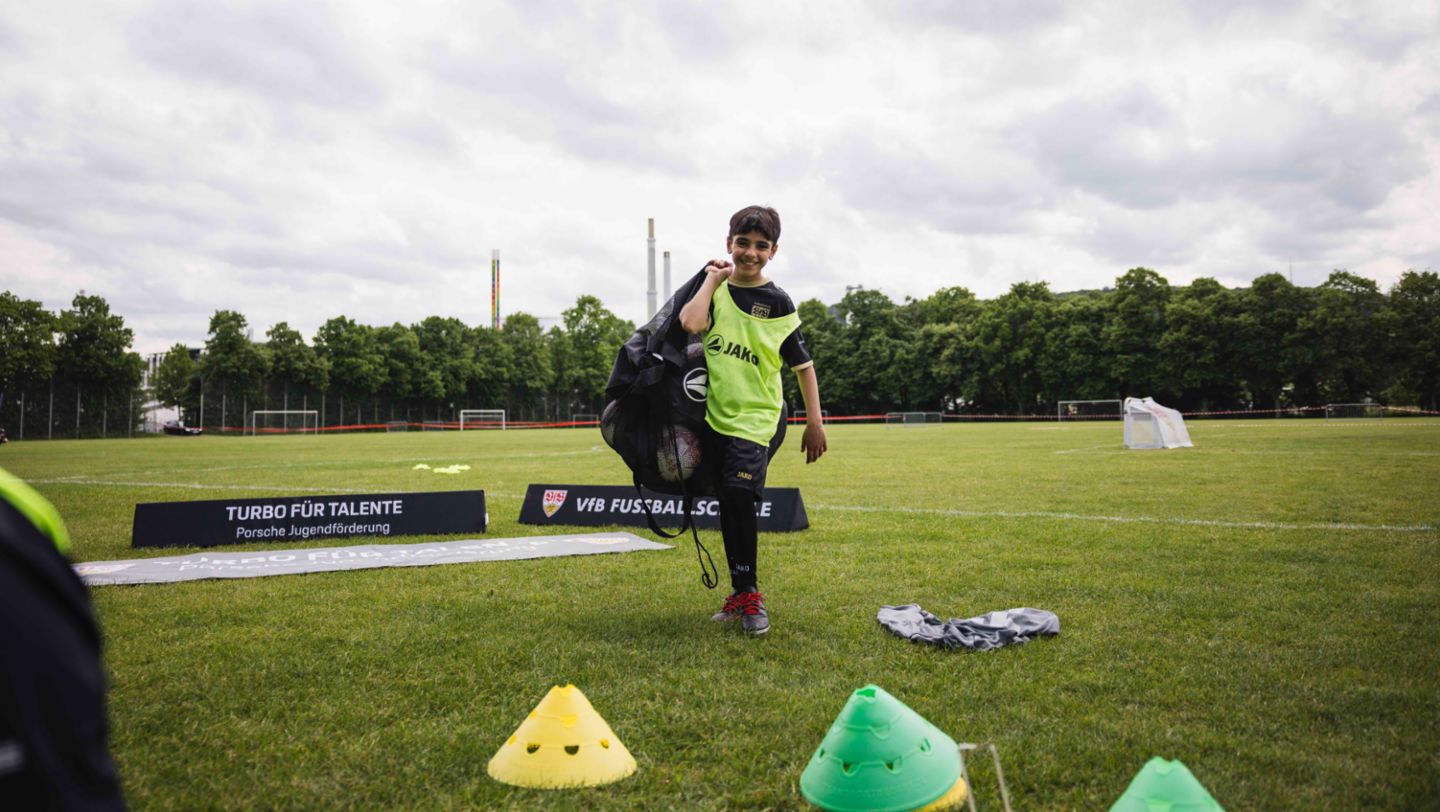 Kids Day beim VfB Stuttgart, Turbo für Talente, Stuttgart, 2024, Porsche AG