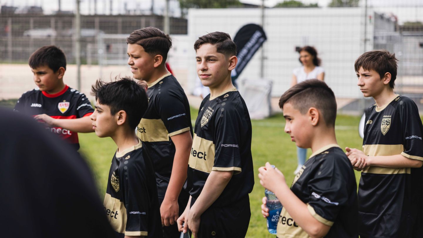 Kids Day beim VfB Stuttgart, Turbo für Talente, Stuttgart, 2024, Porsche AG