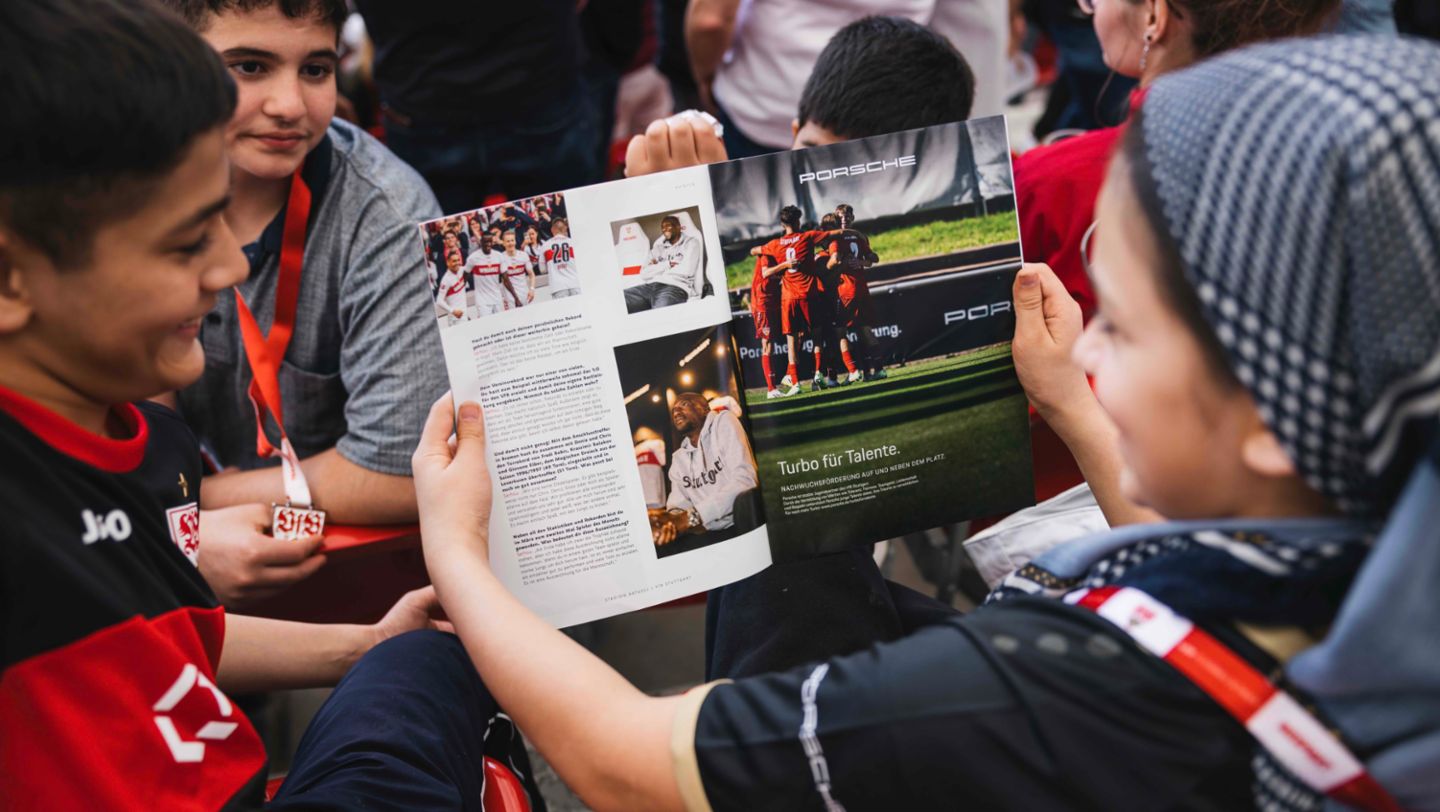 Kids Day beim VfB Stuttgart, Turbo für Talente, Stuttgart, 2024, Porsche AG