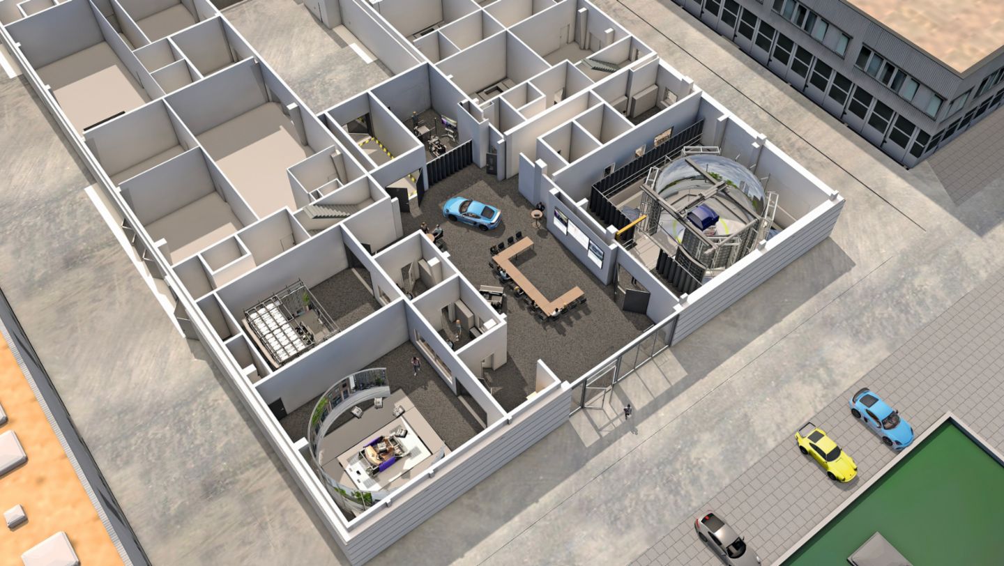 Virtual Validation Center, Porsche Engineering, Weissach, 2024, Porsche AG