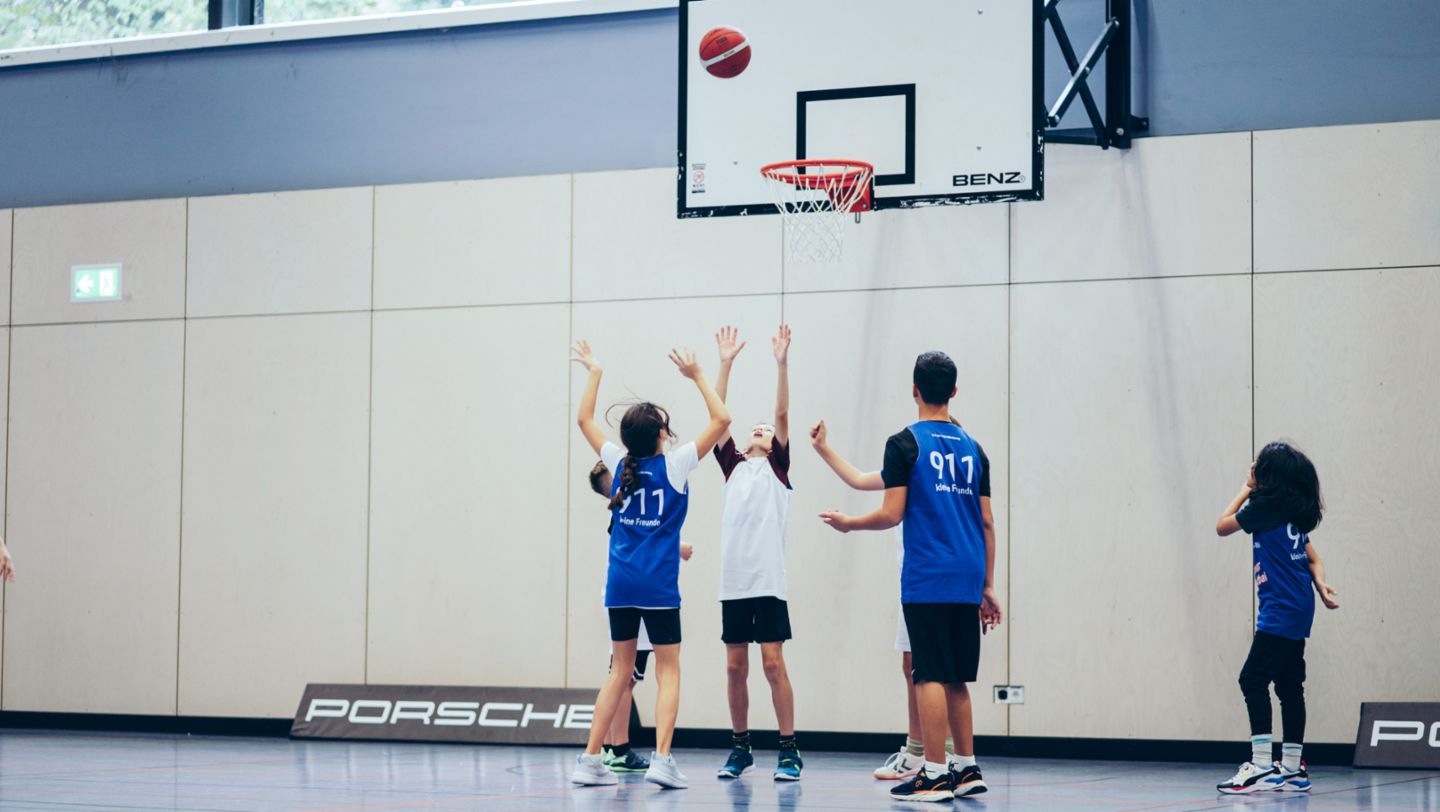 Feriencamp Basketball, Porsche-Sportförderung Leipzig, 2025, Porsche AG