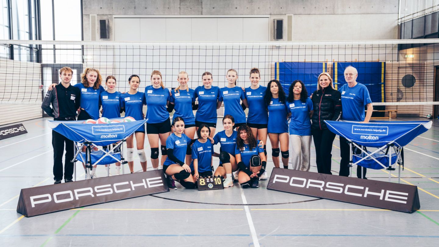 Feriencamp Volleyball, Porsche-Sportförderung Leipzig, 2025, Porsche AG