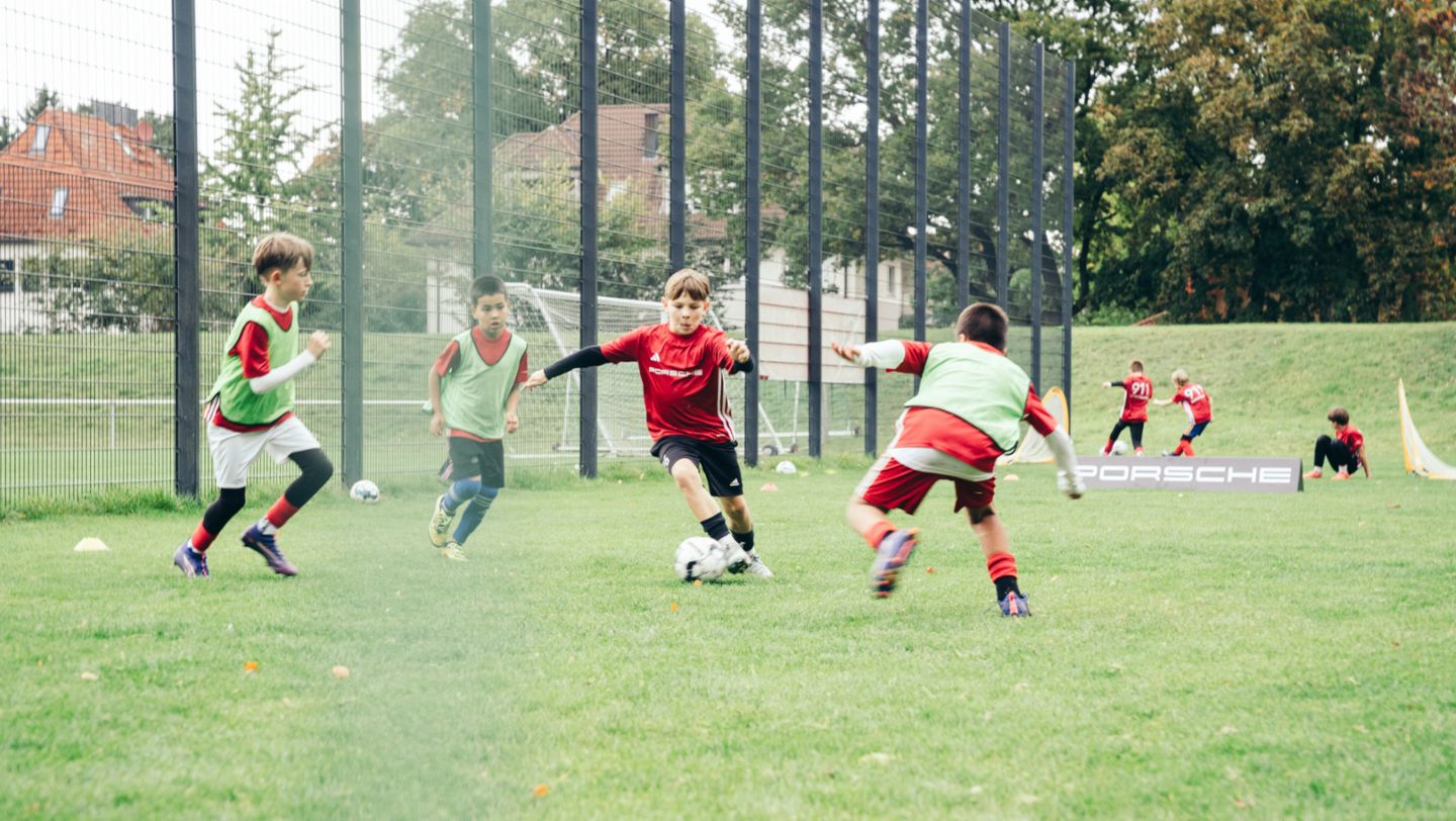 Feriencamp Fußball, Porsche-Sportförderung Leipzig, 2025, Porsche AG