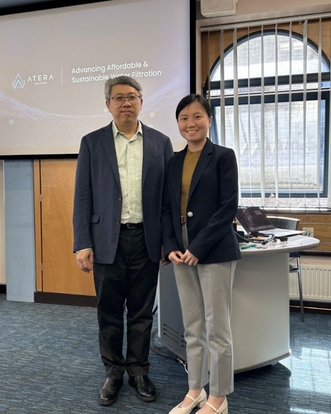 Dr. Adrian Yeo, Tai Kee, l-r, Atera Water, Ignite-Programm der Judge Business School der Universität Cambridge in England, 2025, Porsche AG
