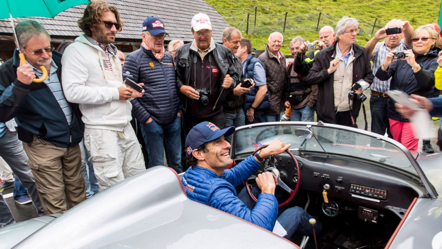 RS 60 Spyder, Mark Webber, works driver, Ennstal-Classic, 2016, Porsche AG
