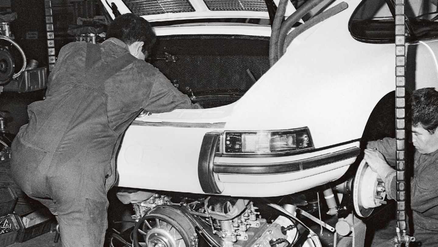 911 S 2.0, vehicle assembly, 1966, Porsche AG
