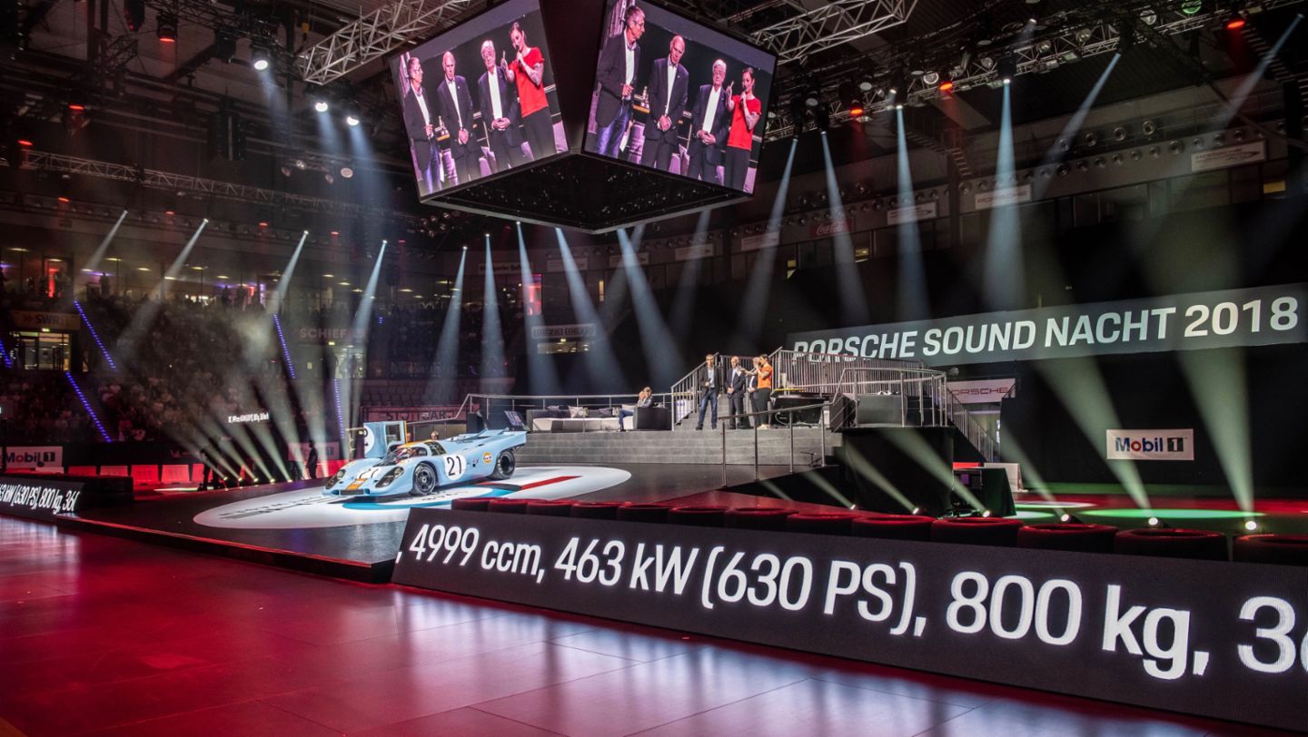 Porsche 917 KH, восьмая ночь звуков Porsche Sound Nacht, Porsche Arena, 2018, Porsche AG