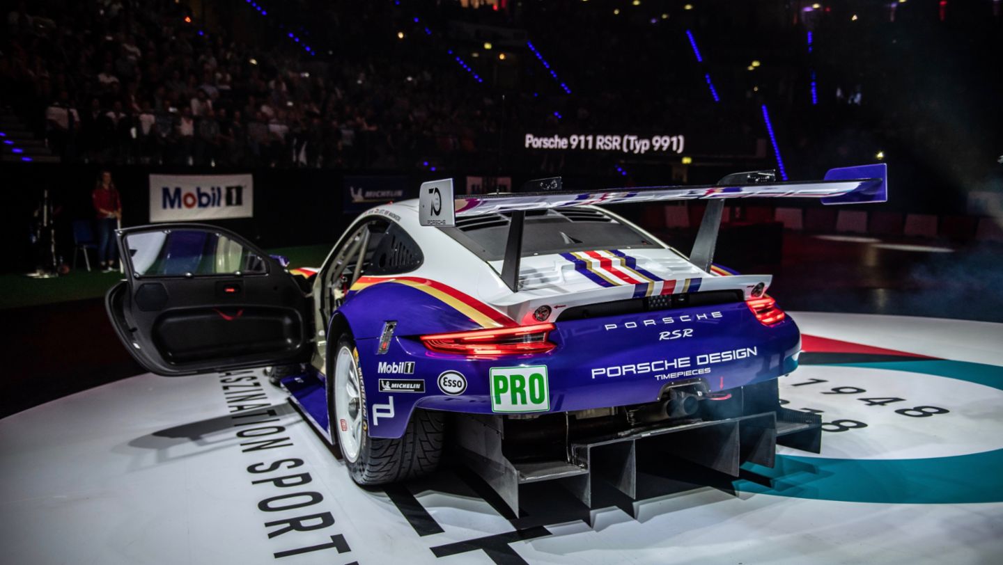 911 (991) RSR, achte Porsche Sound Nacht, Porsche Arena, 2018, Porsche AG