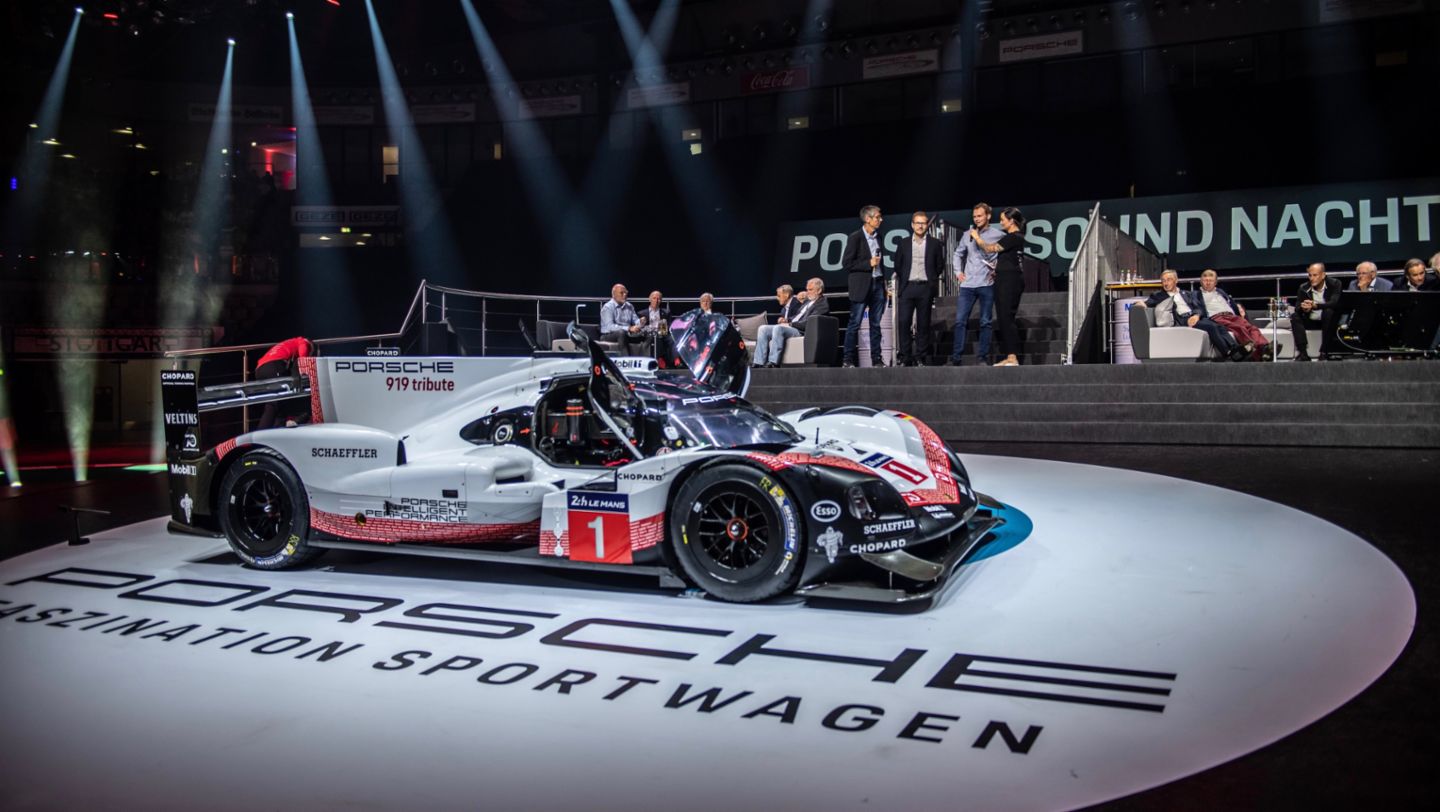 Porsche 919 Hybrid, восьмая ночь звуков Porsche Sound Nacht, Porsche Arena, 2018, Porsche AG